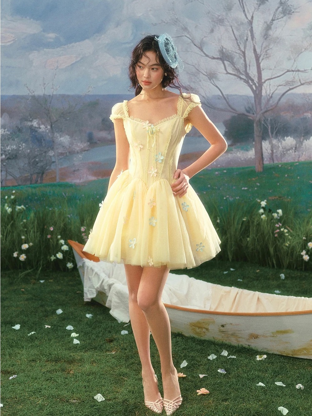 NEW LaceMade Flower Archer Corset Dress - Picture 8 of 14